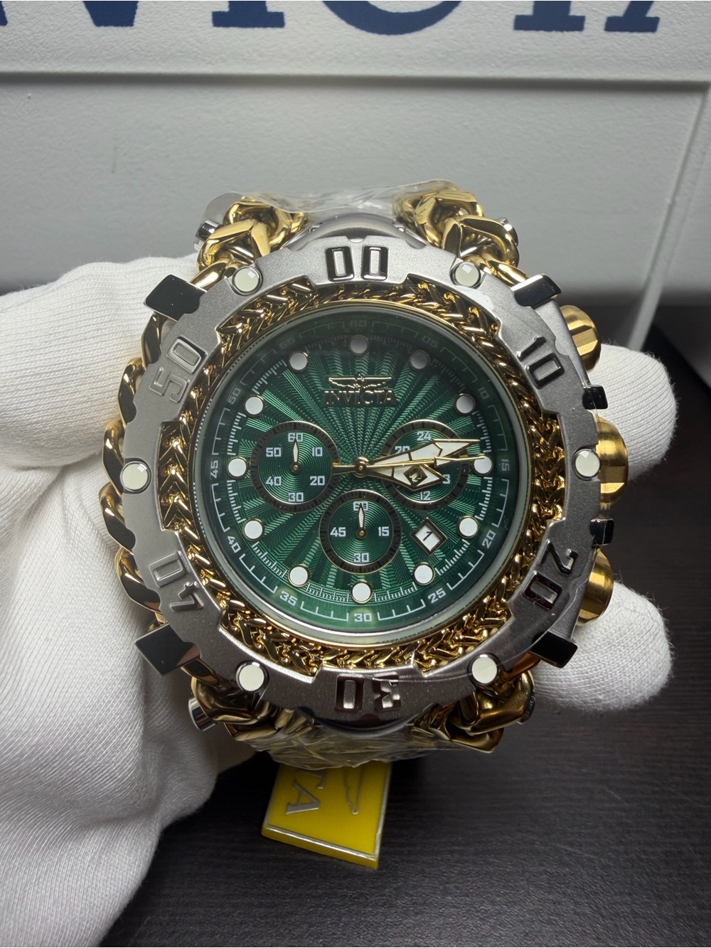 Invicta Gladiator Men's Watch - 58.3mm, Gold, Steel (48191)